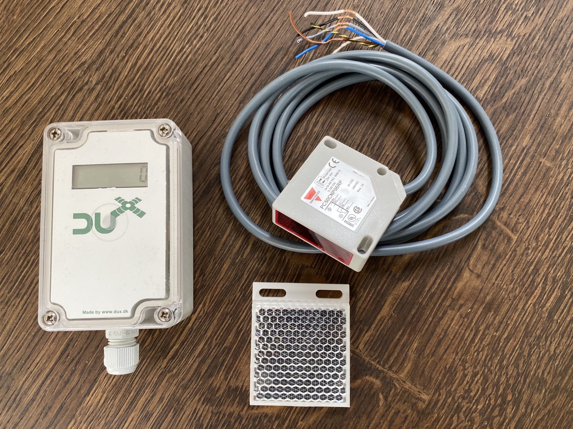 - Dux Taeller - DUX PT 1F 1 - DUX-PT-1F Persontæller 1-vejs med fotocelle