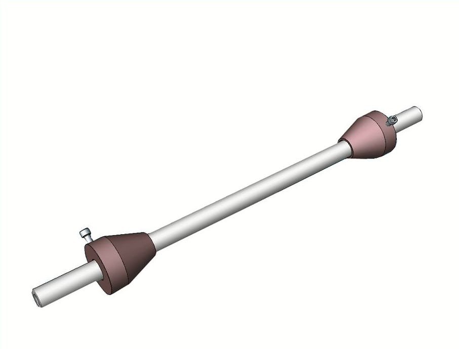 - Dux Taeller - Trommelachse Bild - Aksel for kabeltromler 34x840mm for Lagboi