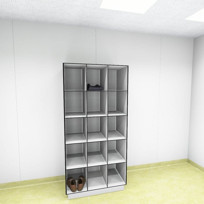 - Dux Taeller - Aaben reol 3W5H - Produkter-Åben reol, 3W5H
